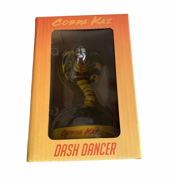 Cobra Kai Cobra Dash Dashboard Snake Dancer Bobble Figure 5" Karate Kid Figurine - Picture 2 of 13